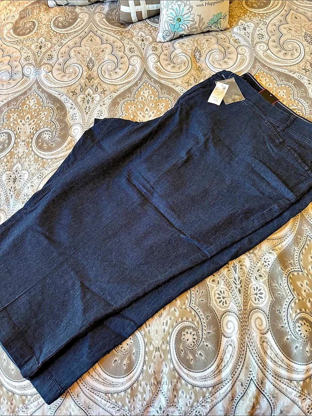 Avenue Easy Waist Jean capri Waist 32